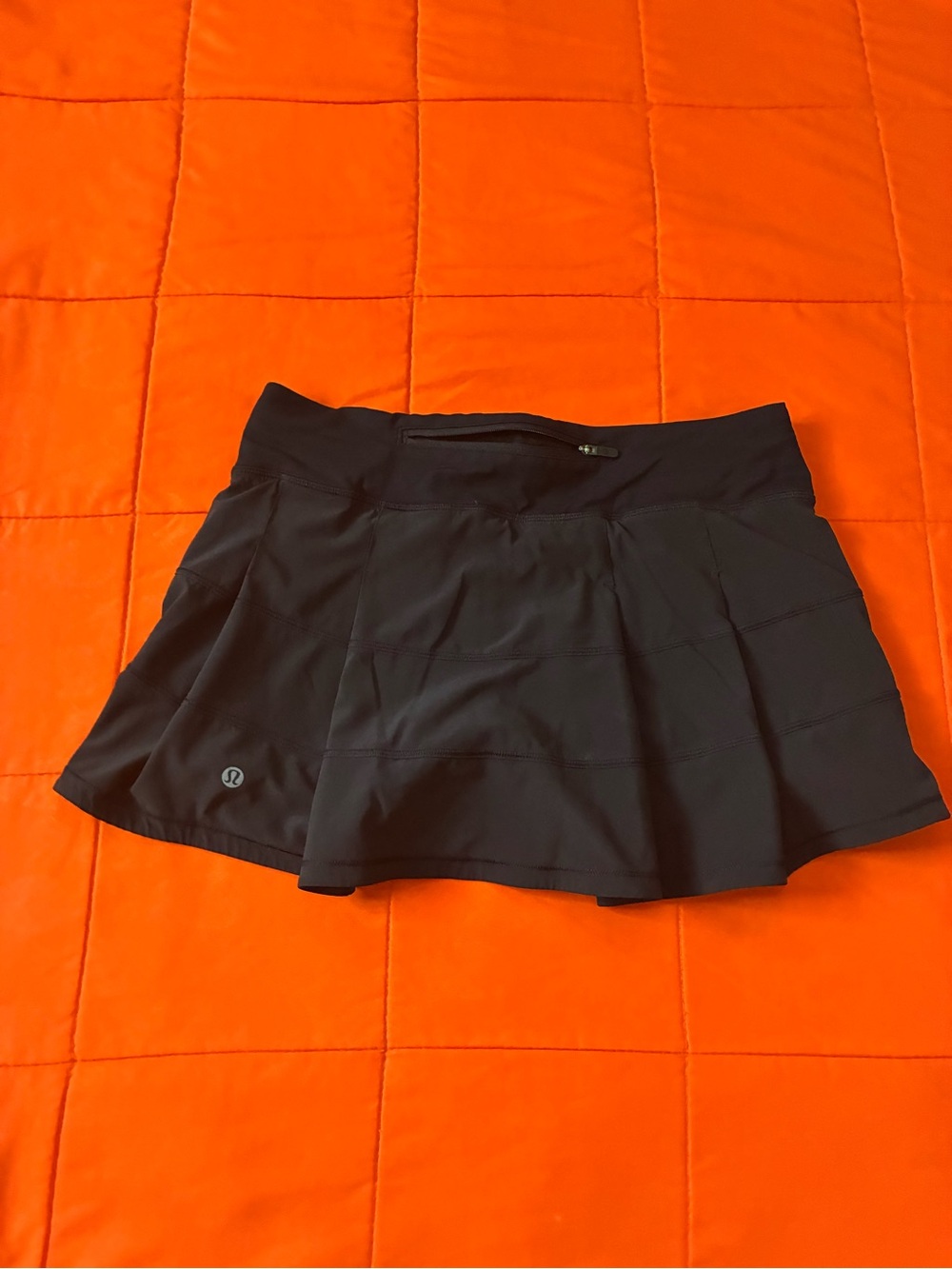 Lululemon Skort Womens 6 Black Athletic Gym & Running Casual